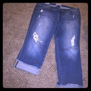 Torrid boyfriend jeans size 22